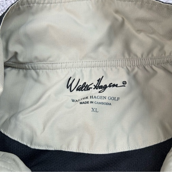 Walter Hagen Jacket Mens XL Windbreaker Half Zip Pullover Zip Off Sleeves Vest - Picture 3 of 6